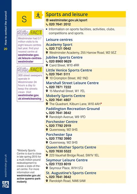 westminster council contact